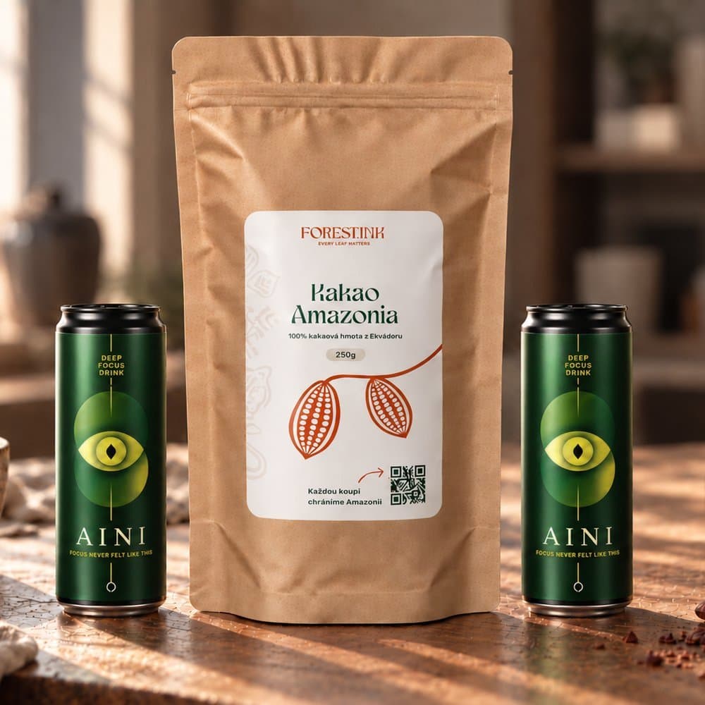 Kakao Amazonia 250 g s šálkem kakaa